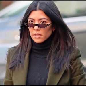 NEW Kardashian Style Skinny Cat Eye Sunglasses